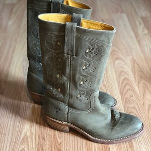 Vintage Frye Boots Pale Green - Not sold anymore!
